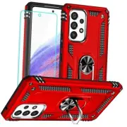 Samsung A53 5G Case, Galaxy A53 5G Case with HD Samsung Galaxy A53 Case Red