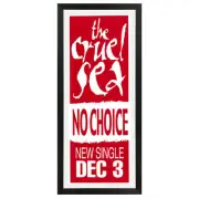 The Cruel Sea - No Choice Vintage Daybill Poster Framed