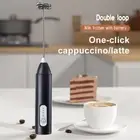 WirelessMilk Frother Electric Type-C Handheld Blender Stainless SteelWhisk Mixer