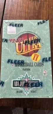 92-93 Fleer Ultra Basketball Series 1 Sealed Box, MICHAEL JORDAN, Pippin Subset