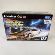 Tomica Premium Unlimited 07 Back to the Future DeLorean Diecast Car Takara Tomy