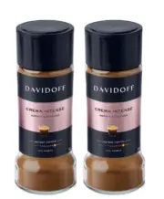 DAVIDOFF Crema Intens Instant Coffee - 9/12 Intensity - 100g x 2 Pack Free Ship