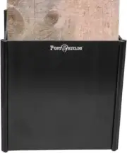 (3.5" L X 3.5" W X 6" H Black): Protects Mailbox and Fence Posts from Grass Trim