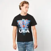 Back to the future 1985 California USA Car Unisex T-Shirt - Black