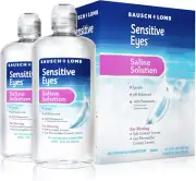 Sensitive Eyes Saline Solution from Bausch & Lomb, for Soft Contact & Gas Per...
