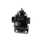 Aeroflow Billet Bypass 2-Port Fuel Pressure Regulator With -8 ORB Ports Black