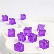 BeLongsYou Luminous Stone Garden Pebbles Rocks Glow in The Dark Indoor Outdoor Decor for Walkways Driveway Yard Grass Fish Tank 18x18mm,Purple,190pcs