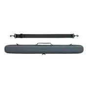 PowerGlide Metallic 2pc Pool/Billiards Cue Stick Travel Protection Case Grey