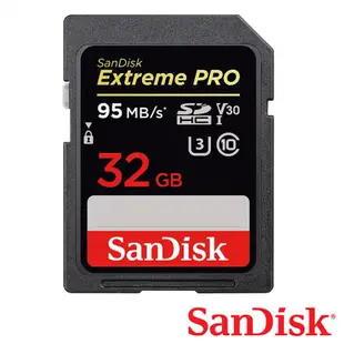 SanDisk 32G U3 95MB/s Extreme PRO SDHC V30記憶卡 蝦皮直送