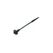 Sidchrome RATCHET PODGER BAR Taper End BLACK*Aust Brand-19/24x360 Or 36/41x450mm