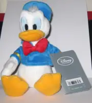 DISNEY DONALD DUCK PLUSH MINI BEAN BAG SIZE 9.5" (24CM)*BRAND NEW WITH ALL TAGS