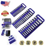 Heavy-Duty Portable Socket Organizer - 3 Magnetic Trays for Effortless Storage