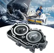 XTevu Boat Motor Cylinder Head Cover, Outboard Engine Cylinder Head Cover Strong Sealing 6E7 11111 00 94 Strong Sealing Fit for OUTBOARD 9.9HP 15HP 2 Stroke
