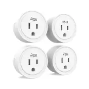 KMC Smart Plug Mini 4-Pack, Wi-Fi Outlets for Smart Home, Remote Control Ligh...