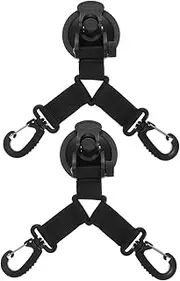 GANAZONO 2Pcs Heavy Duty Suction Cup Anchors for Securing Camping Tents Outdoor Accessories for and Car Tarp Reliable Hook Tie Down for Hiking and Mountaineering