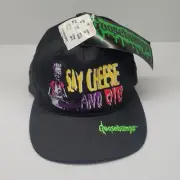 Vintage Goosebumps Say Cheese And Die Adjustable Snapback Hat Youth 1995 Annco