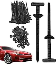 100 Pieces Nylon Universally Cable Tie Buckle | Heavy Duty Self-Locking Zip Ties Holder | Multipurpose Fastener For Car Daily Repair Home Machine