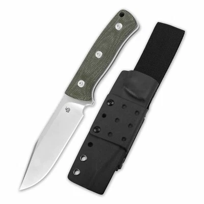 QSP Knife Bison D2 Blade Green QS134-C