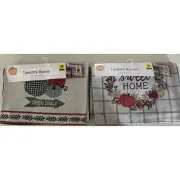 2 Pack Tapestry Table Runner Fall Pumpkin Patch HOME SWEET HOME Thanksgiving