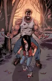 LOGAN & X-23 WOLVERINE LARA Print 11x17 Pin-Up CHRIS MCJUNKIN 2025 SALE!