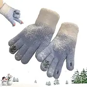 [Generic] Gloves for Cold Weather - Winter Texting Gloves for Christmas | Outdoor Windproof Warm Screen-touching Gloves for Walking, Camping, Winter