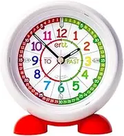 EasyRead Time Teacher Alarm Clock Kids - Telling Time Teaching Clock - Boys & Girls Alarm Clock With Rainbow Past/To Face & Night Light - Bedroom Clock - Kids Analog Alarm Clock 3 Step Learning System