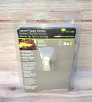 Cooper Lighted Toggle Dimmer 600W Incandescent Ivory