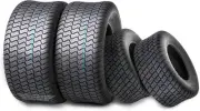 Set 4 WANDA Lawn Mower Turf Tires 15x6-6 Front & 20x10-10 Rear /4PR -13016/13041