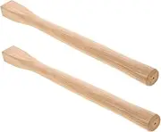 Abaodam 2pcs Gardening Hoe Handle Tool Replacement Dig Replacement Handle for Hoe Grip for Beige Wood