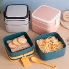 1000ml/1400ml Lunch Box Stackable Smooth Edges Japanese Style Lunch Box