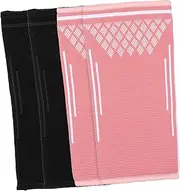 [Kisangel] Volleyball Forearm Sleeves 2 Pack Training Arm Guards Compression Padding Protect Your Arms During Volleyball Basketball and More (Black Small)