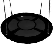 100Cm 40" Tree Swing Spinner Kids Swing Seat Saucer Nest Swing round Ring Lar...