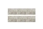 6x Maxwell and Williams Table Accents Cut-Out Placemat 45X30cm - Leaf Gold