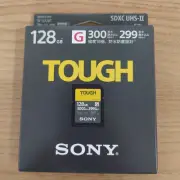 [New and unopened] SONY TOUGH SDXC memory card SF G128T