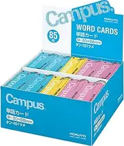 Six Copies of 12 Books Each Yellow Pink Blue Card Assortment in Word