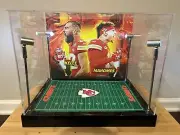 Travis Kelce & Patrick Mahomes Full Size Helmet Display With LED Lights - Chiefs