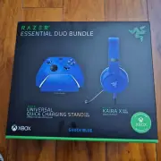 Razer Essential Duo for Xbox: Kaira X Wired Headset & Universal Quick Charging S