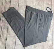 All In Motion Mens S32 Training pants Front pockets elastic & tie waist zip leg