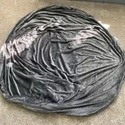NEW ULTIMATE SACK 5ft Beanbag COVER ONLY Fuzzy Plush Brown Chocolate 5’