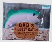 Eccolo Rainbow Trout Fisherman Pocket Squeezable Stress Reliever - NEW