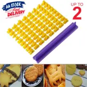 Fondant Cake Number Embosser Alphabet Mold Cutter Biscuit Stamp Cookies Letter