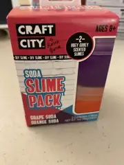 Craft City Slime By Karina Garcia Soda Slime Pack 2packs Of Slime Grape/Orange