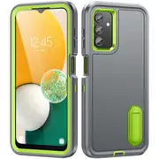 MCC Shockproof Samsung Galaxy S24+ Plus Case Cover Heavy Duty Stand S926 [Grey+Green]