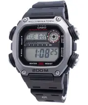 Casio DW-291H-1AV 5 Alarm Calendar Backlight Stopwatch Quartz 200M Mens Watch