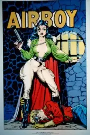 RETURN OF THE VALKYRIE POSTER DAVE STEVENS NO. 7 1987 SEALED Original VINTAGE
