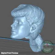 Blade Runner Rachael custom printed replacement head for action figures