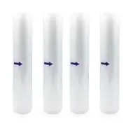 4x Vacuum Food Sealer Roll Bags Saver Seal Storage Heat Commercial 18m x 28cm