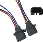 FainWan 2pcs Wire Pigtail Male 9008 H13 Harness Head Light Replace Socket Plug Connector Compatible with Yukon XL 1500 Compass Gladiator Liberty Patriot