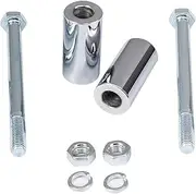 TCMI 2in Handlebar Risers Aluminum Fits for Kawasaki Vulcan 800, 1500, 1500FI, 1600, 2000 Classic/Classic LT/Nomad/Drifter, Chrome