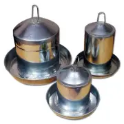 Bainbridge Stainless Steel Poultry Drinker 9 Litre For Chicken, Built to Last